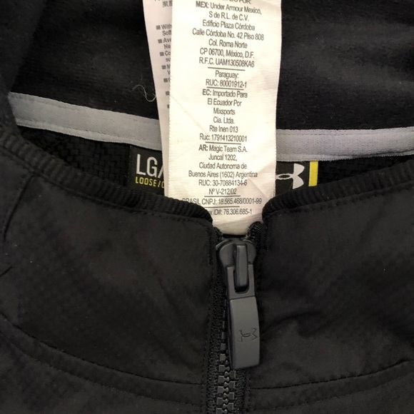 Under armour Black Loose Windbreaker (Size Large) - Picture 11 of 13